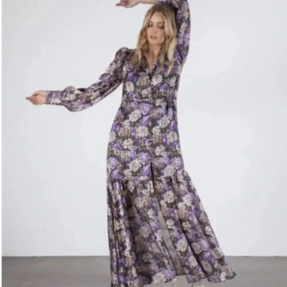 Birgitte Herskind Miley Metallic Maxi Dress 34
(NWT BR - Picture 1 of 8